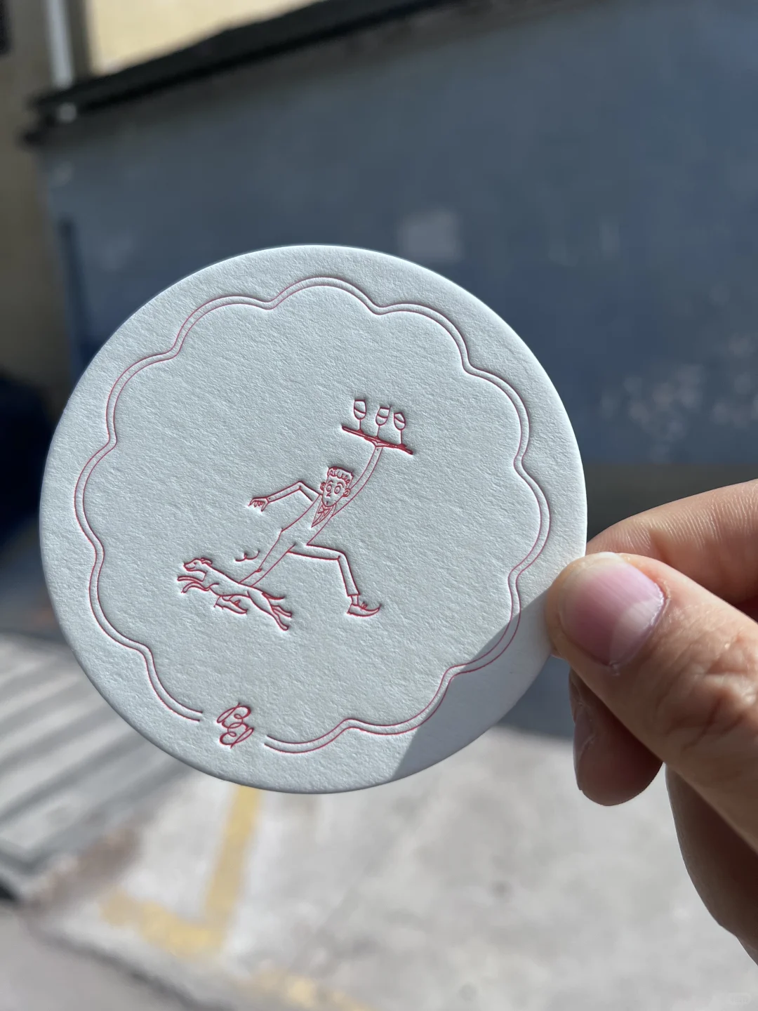 700克棉纸凸版印刷压印凹凸异形模切