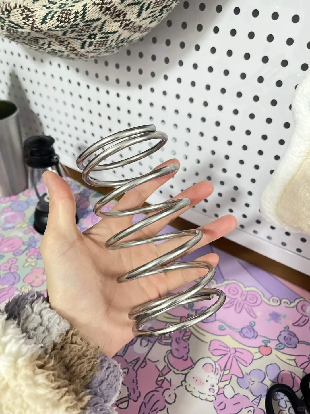 超好看的不锈钢弹簧架