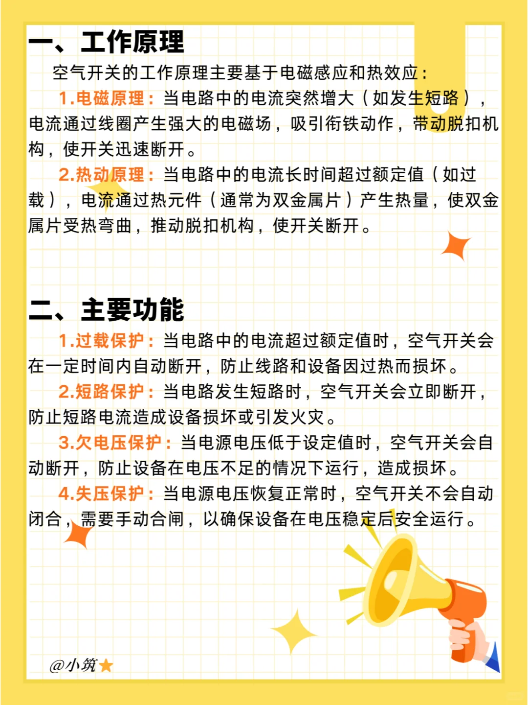 每天学习一个装修小知识：空气开关