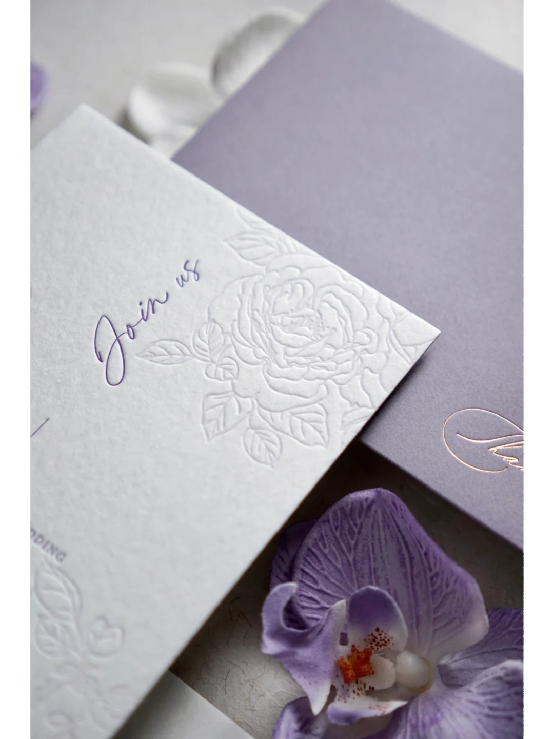 LOVE IS BLOOMING | 压印进棉纸里浪漫紫色