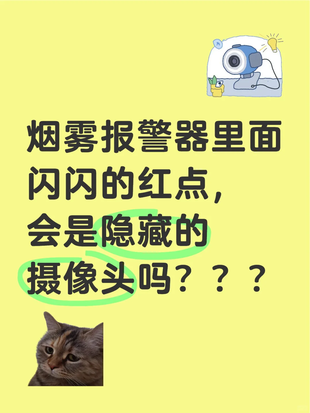 烟雾报警器有摄像头？？？