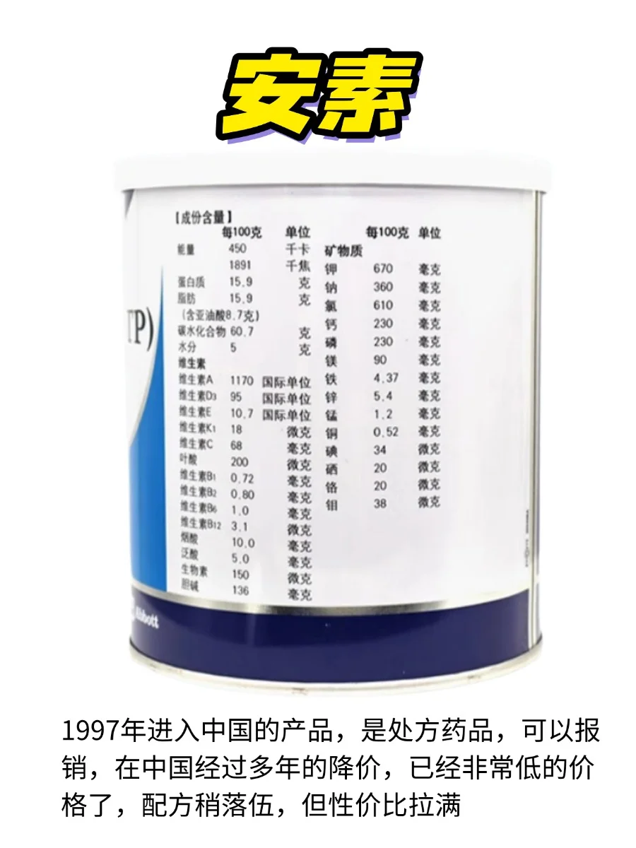 安素还能买吗？