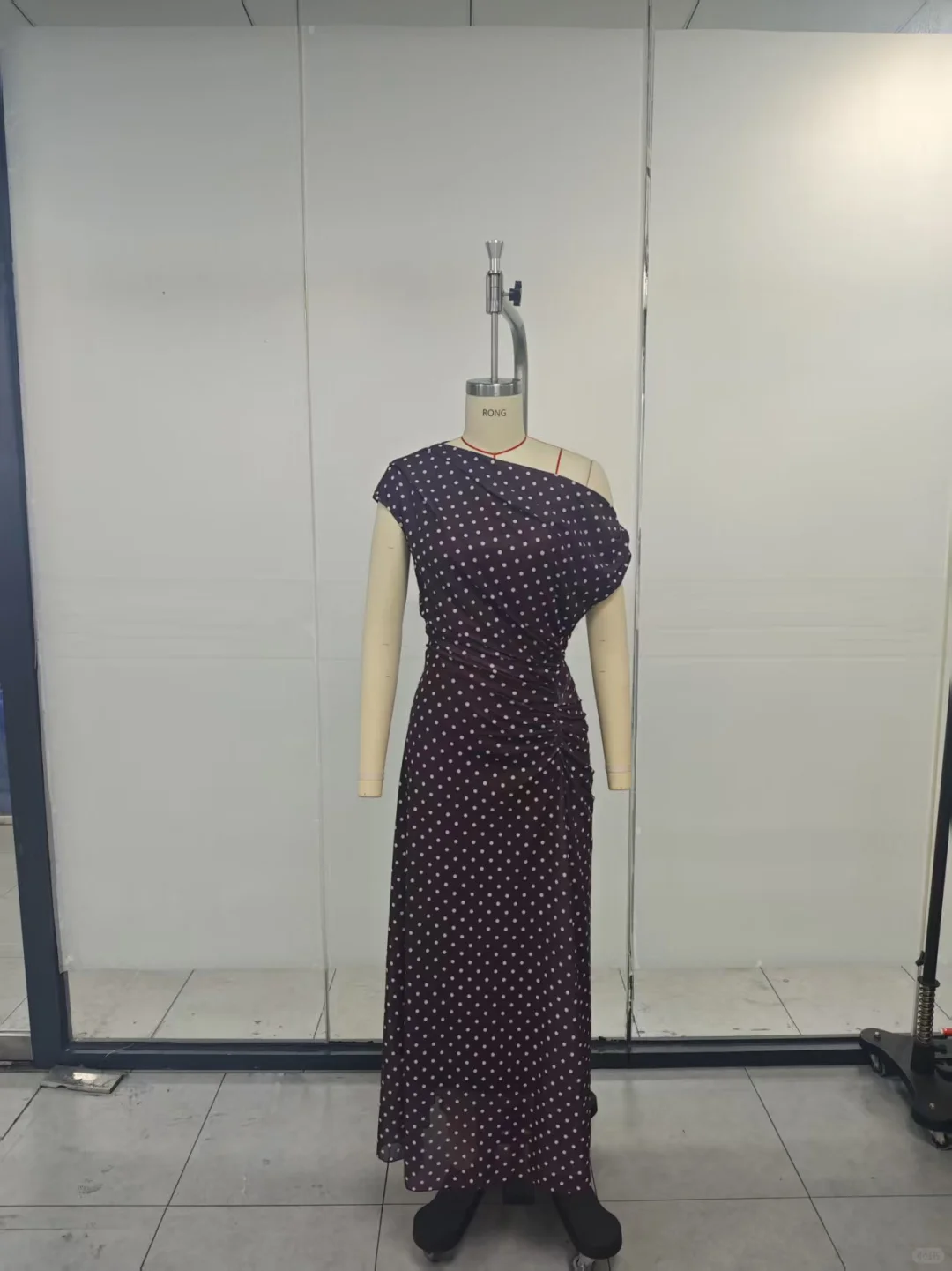 万物皆可打版——标码修身多褶位连衣裙