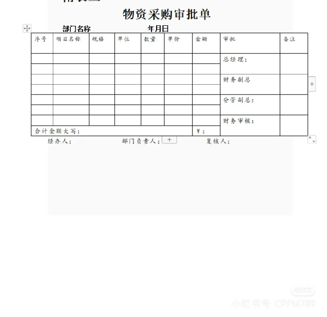 采购全流程精细化管理