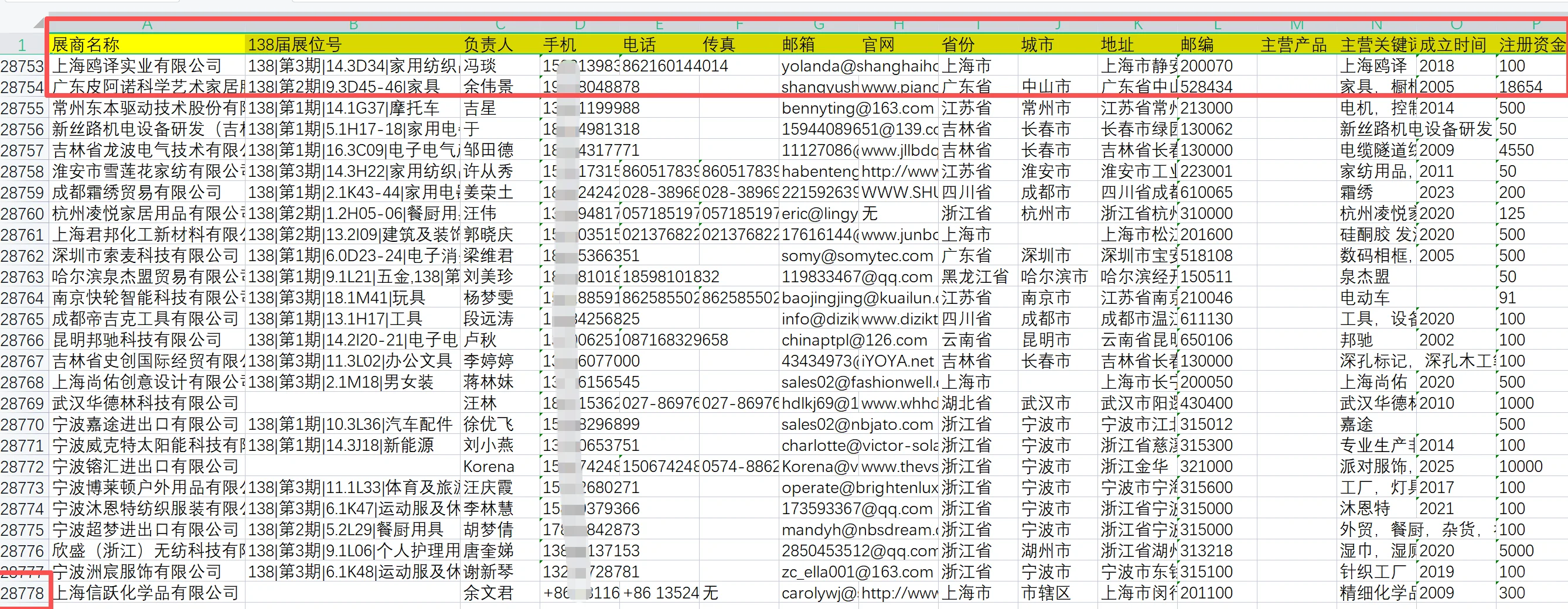 2025年138届秋季广交会参展商名单已出