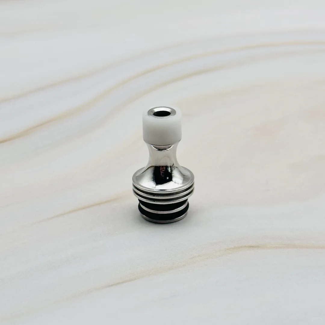 自制510滴嘴 不锈钢抛光➕树树脂头 防冷凝
