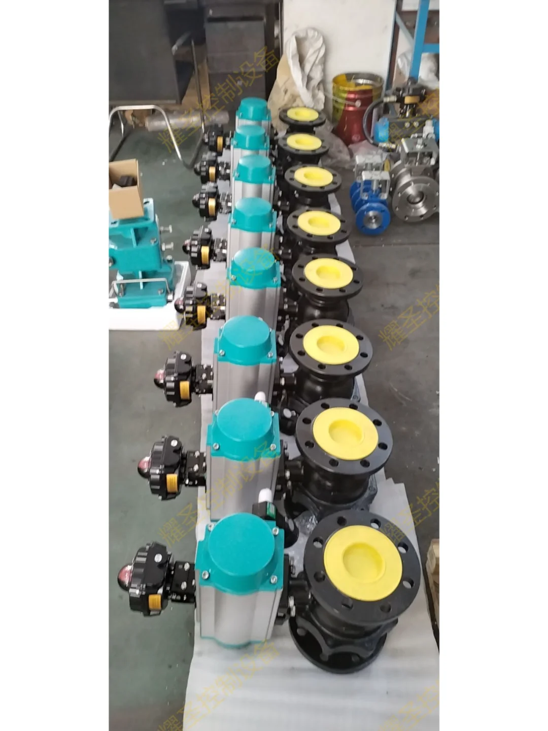 探索气动法兰式控制球阀的卓越性能-耀圣