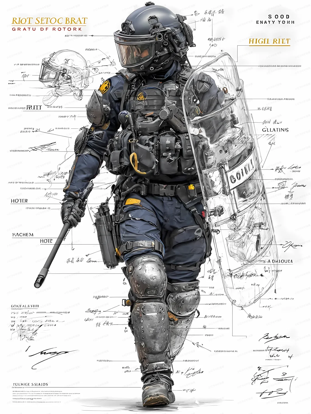 防爆警察|提示词分享