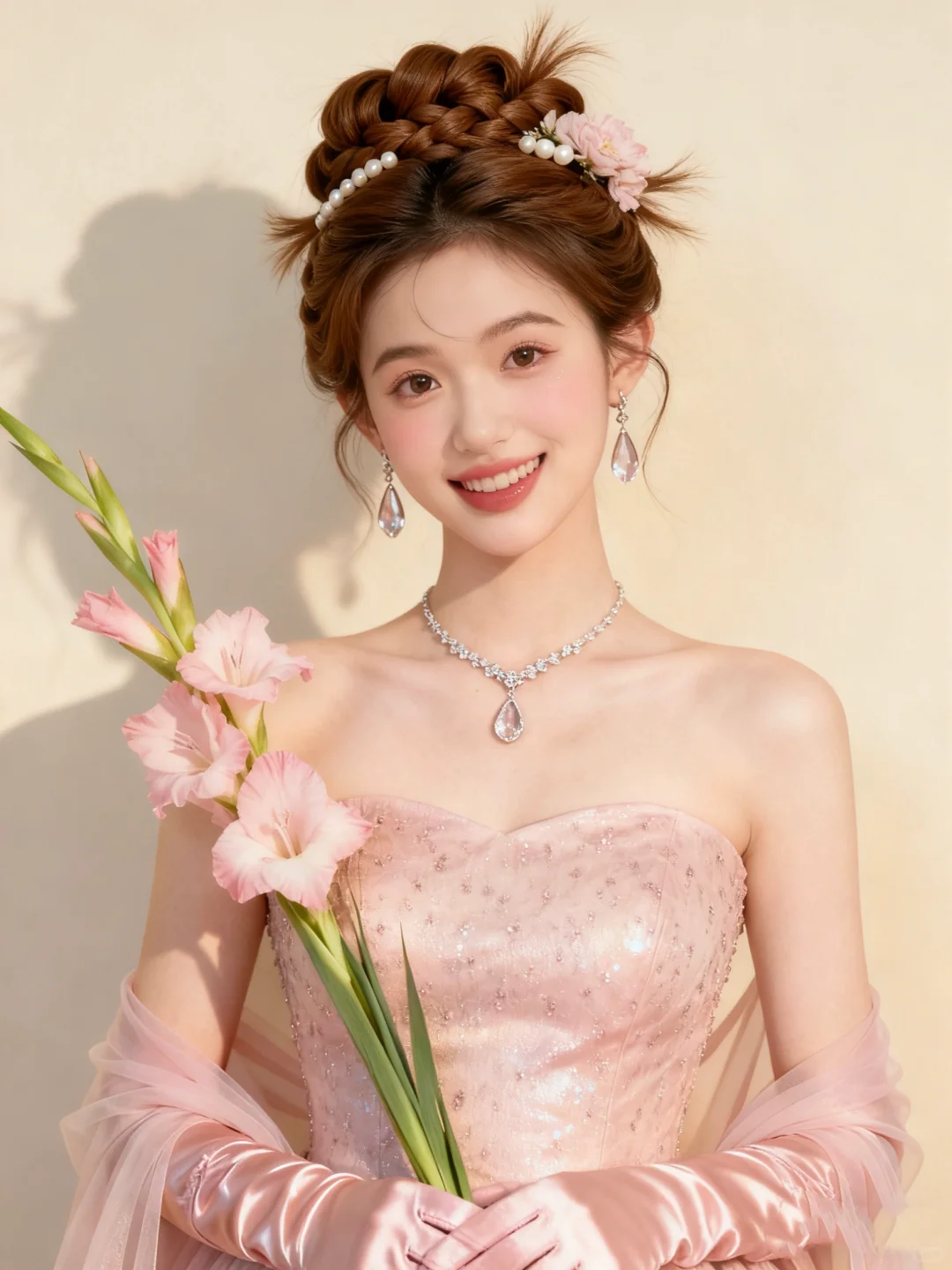 谁懂！柔粉系宫廷写真，甜到心巴上了?