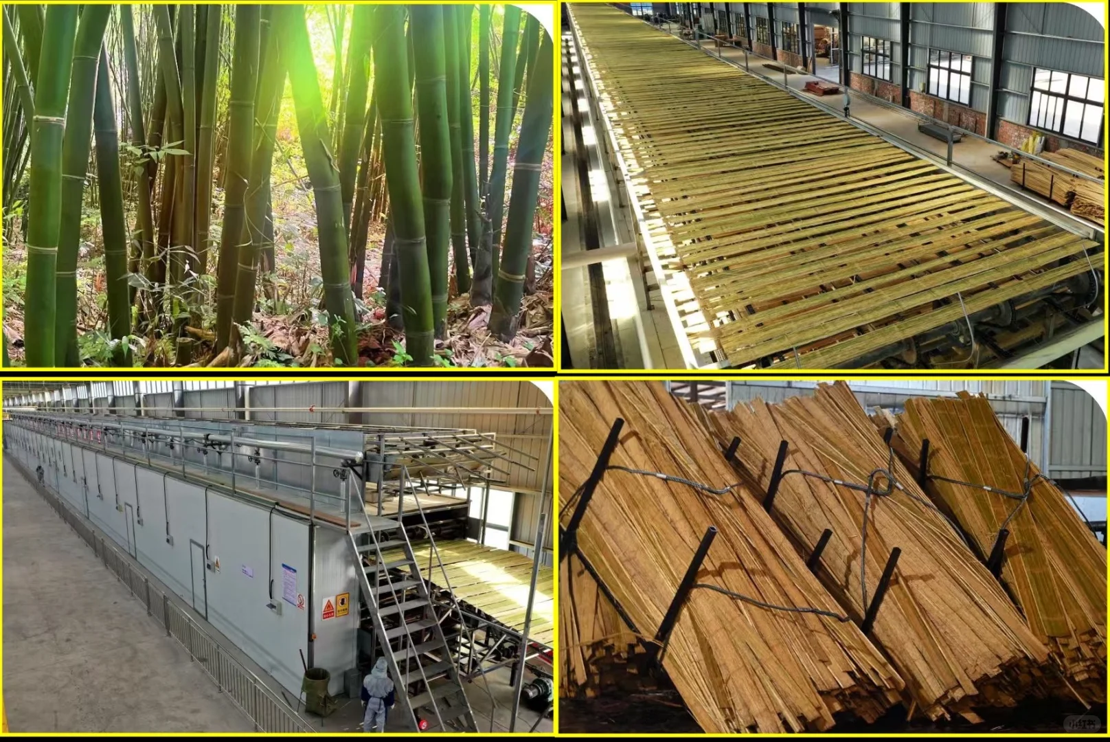 竹纤维环保胶合材，抗压抗弯耐久度 5 倍于木