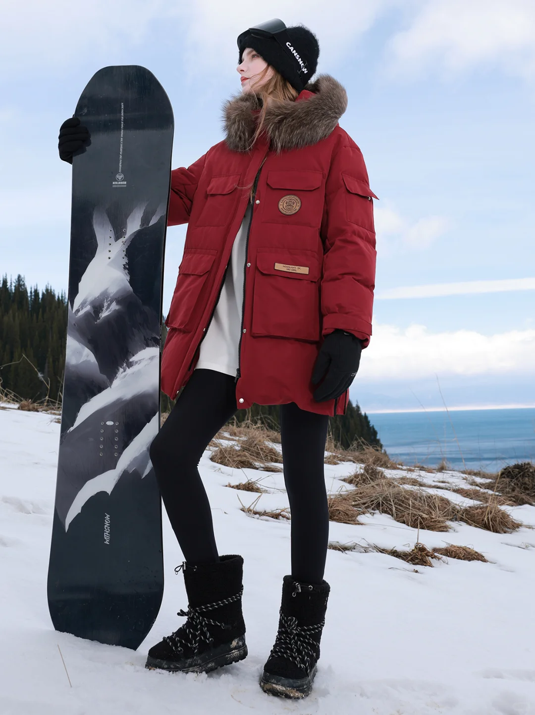 90%白鹅绒?·户外工装羽绒服