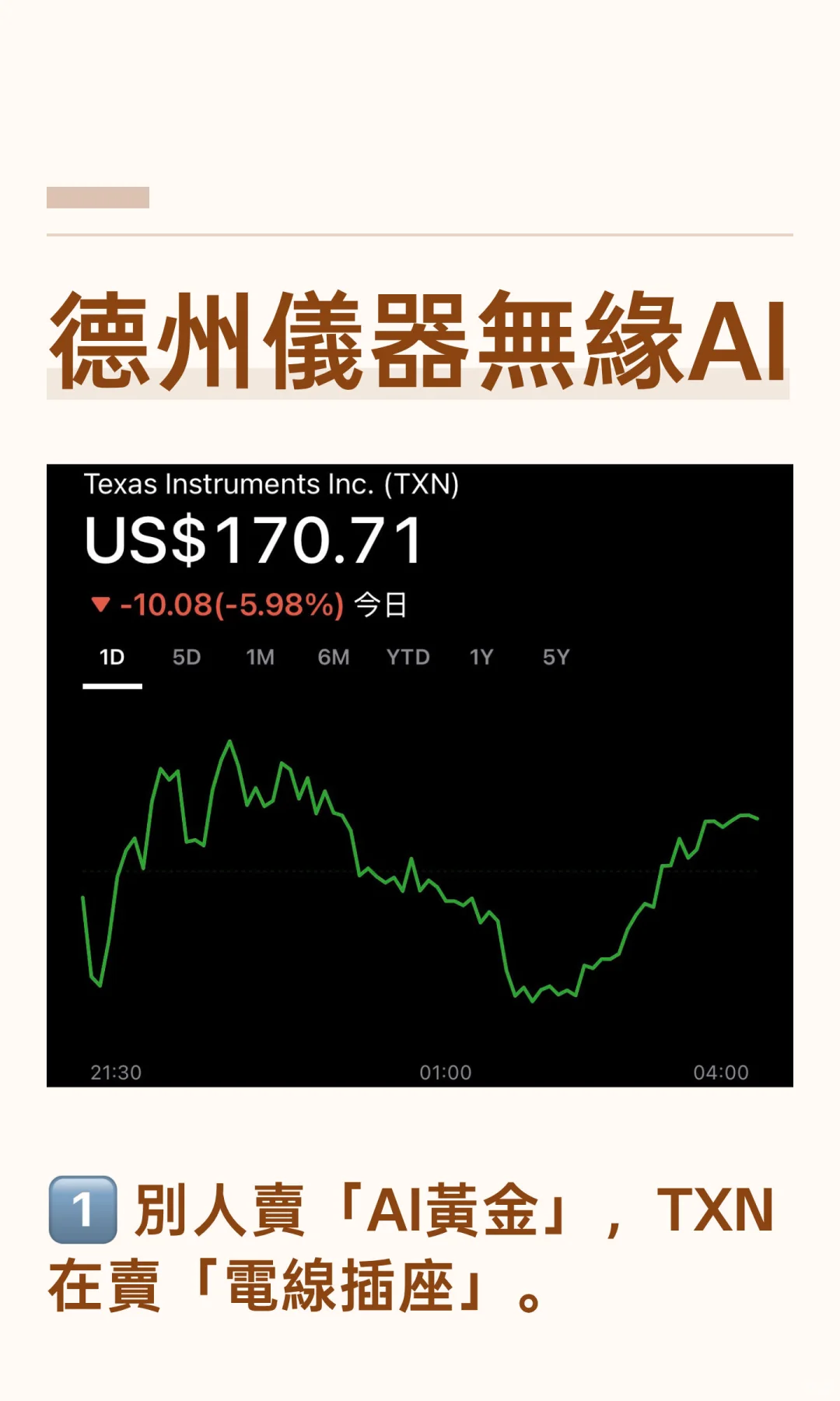 德州儀器無緣AI
