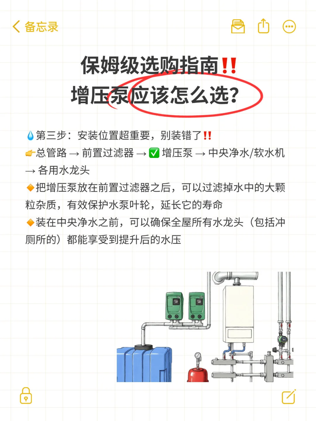 家里出水小，增压泵应该怎么选⁉️