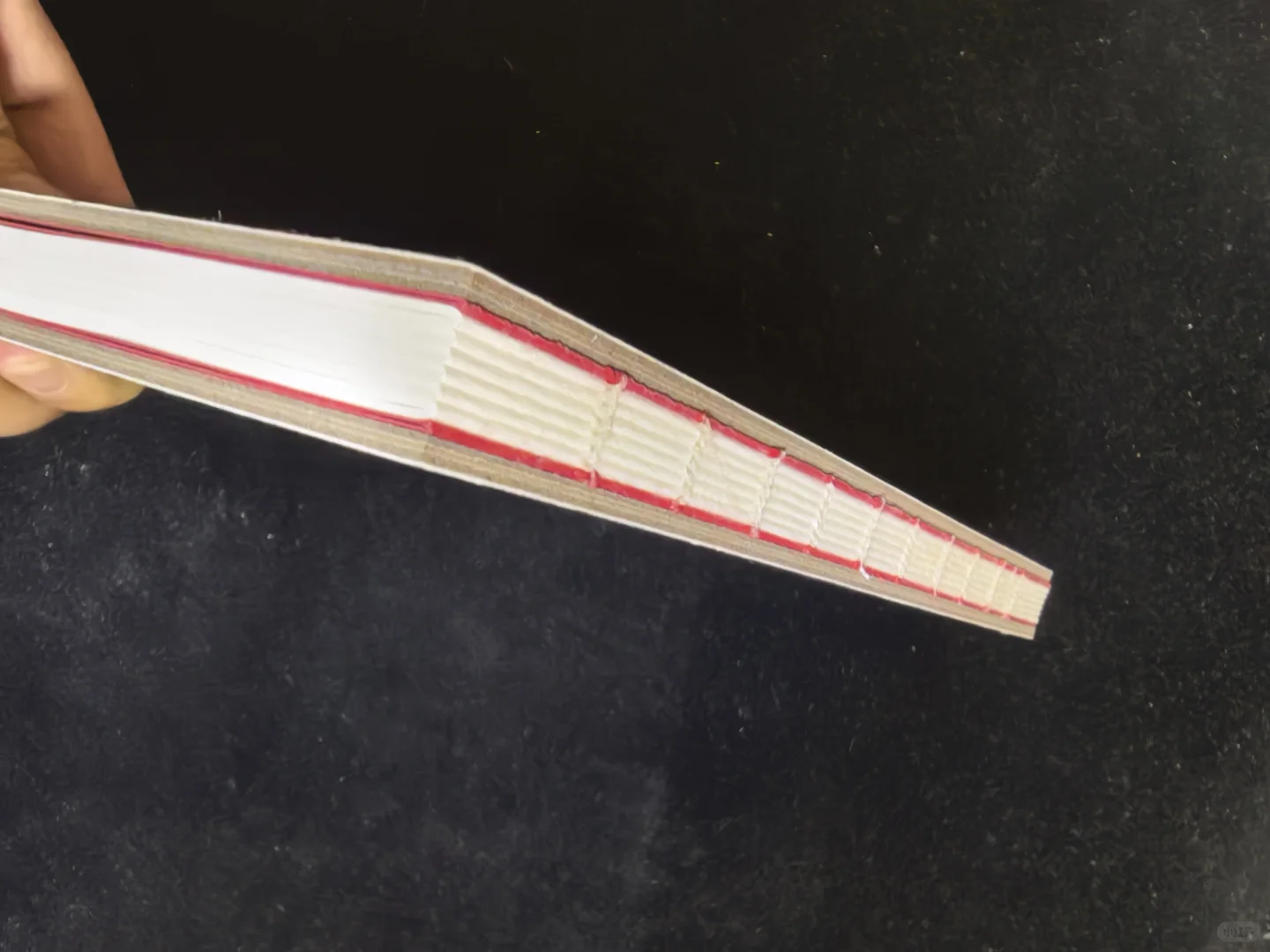 少量自印同人本/锁线裸脊精装/