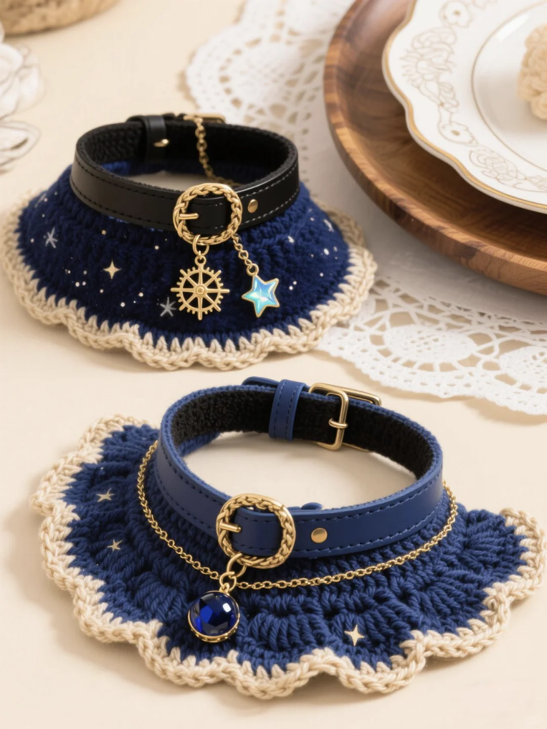 每天一个设计—宠物项圈钩织系列