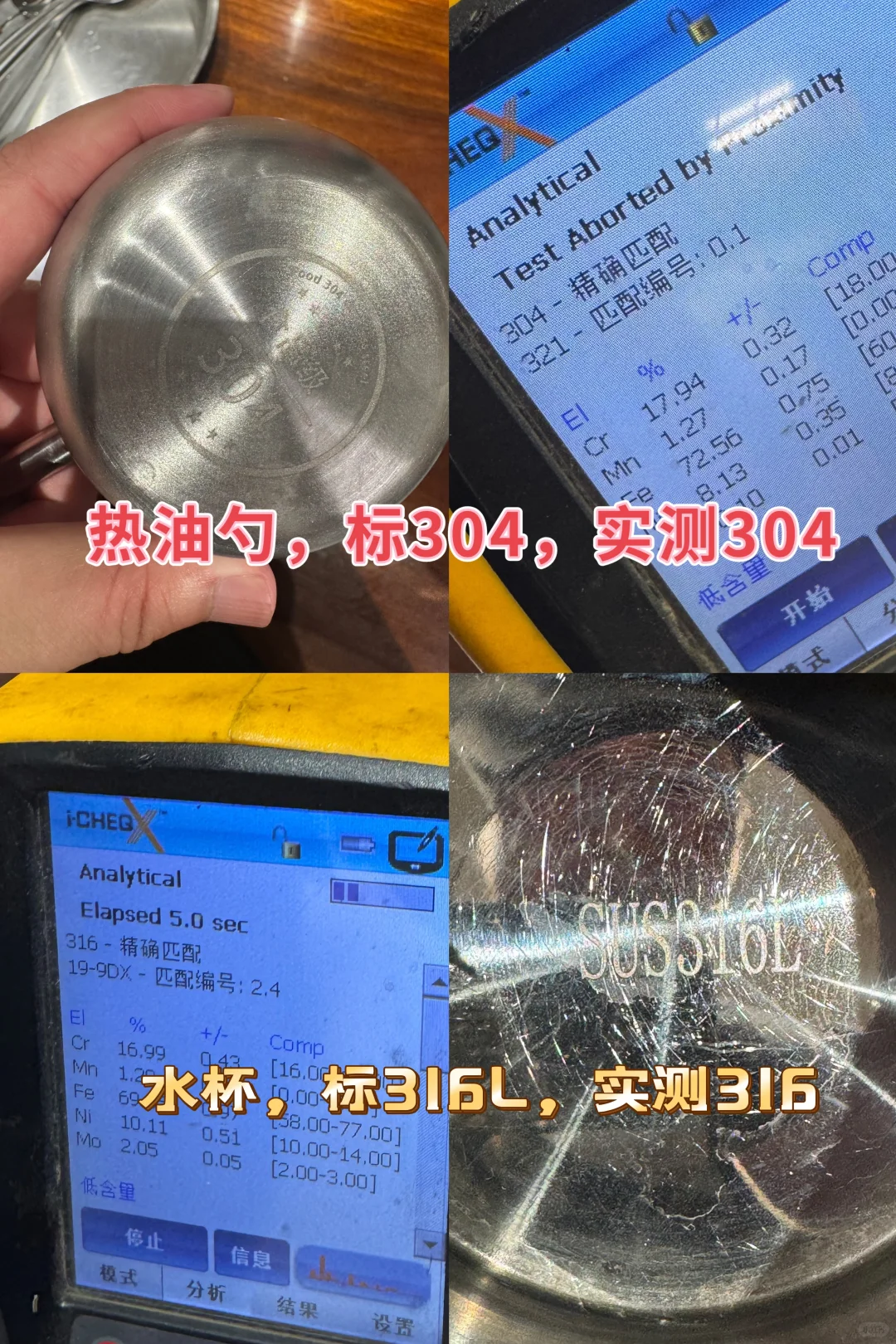 光谱仪实测居家常见的餐具厨具,有情况哦