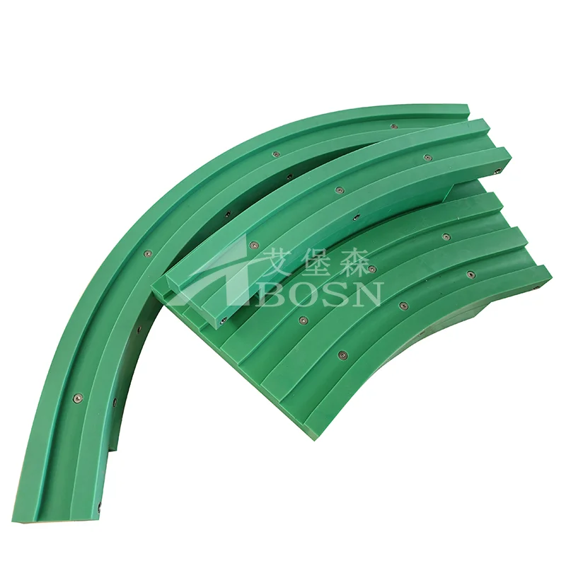 食品多列输送线高分子磁性弯道导轨