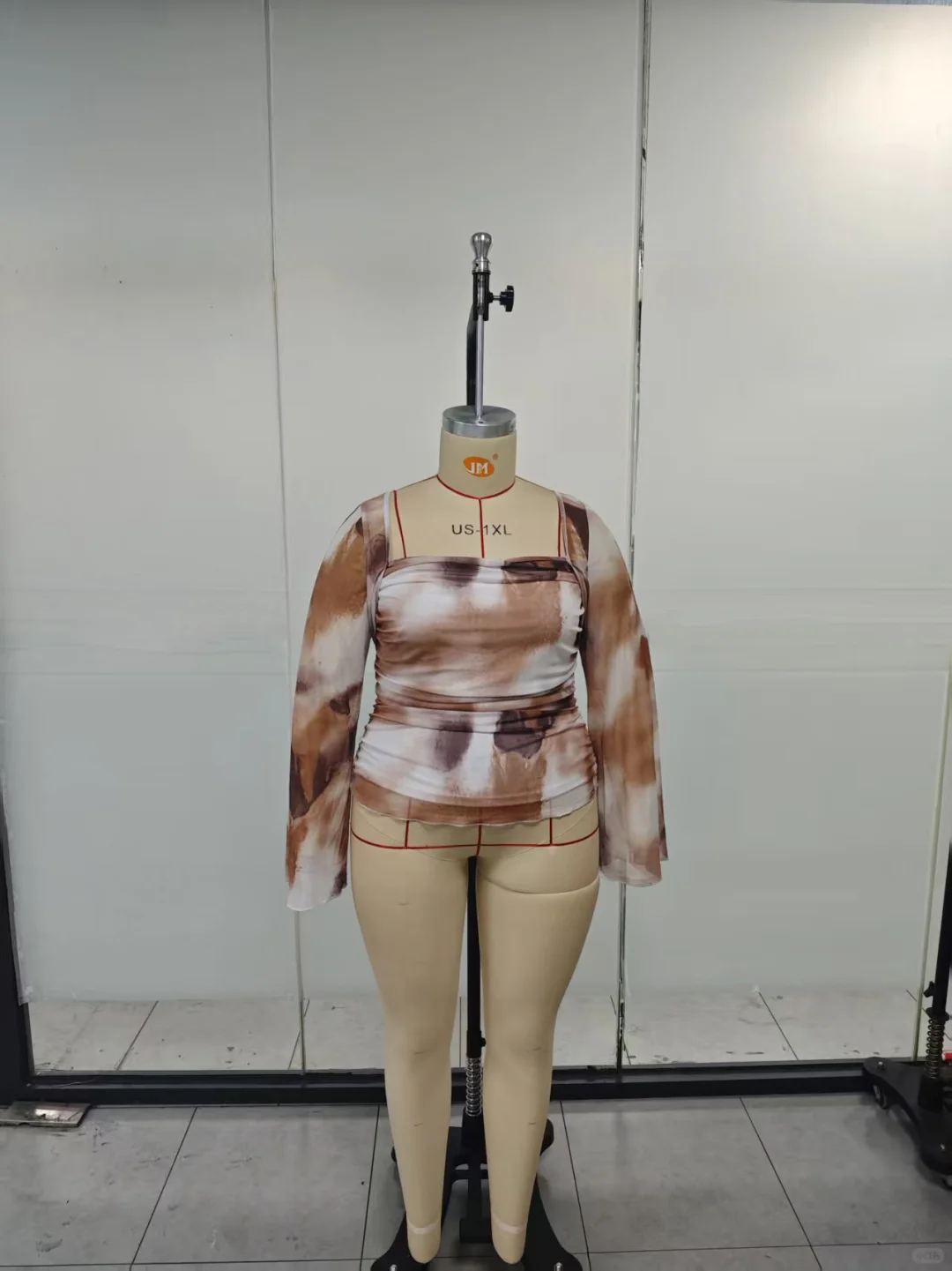 万物皆可打版——大码修身褶位上衣