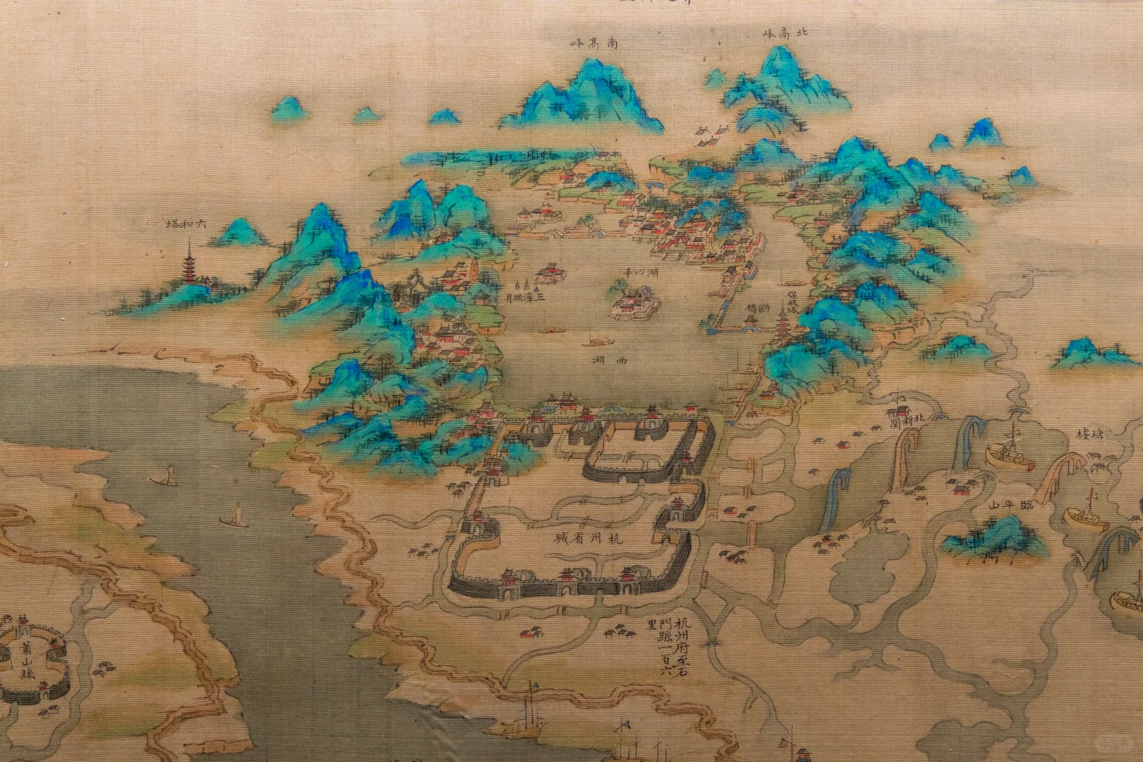 天津博物馆藏清乾隆漕运图卷