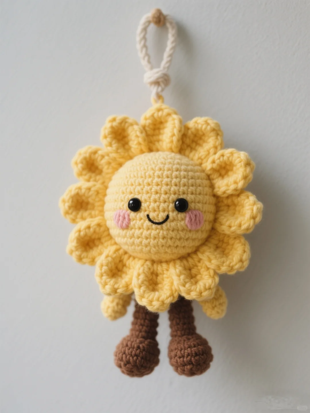 ?被这朵钩织小太阳花可爱到晕厥！！