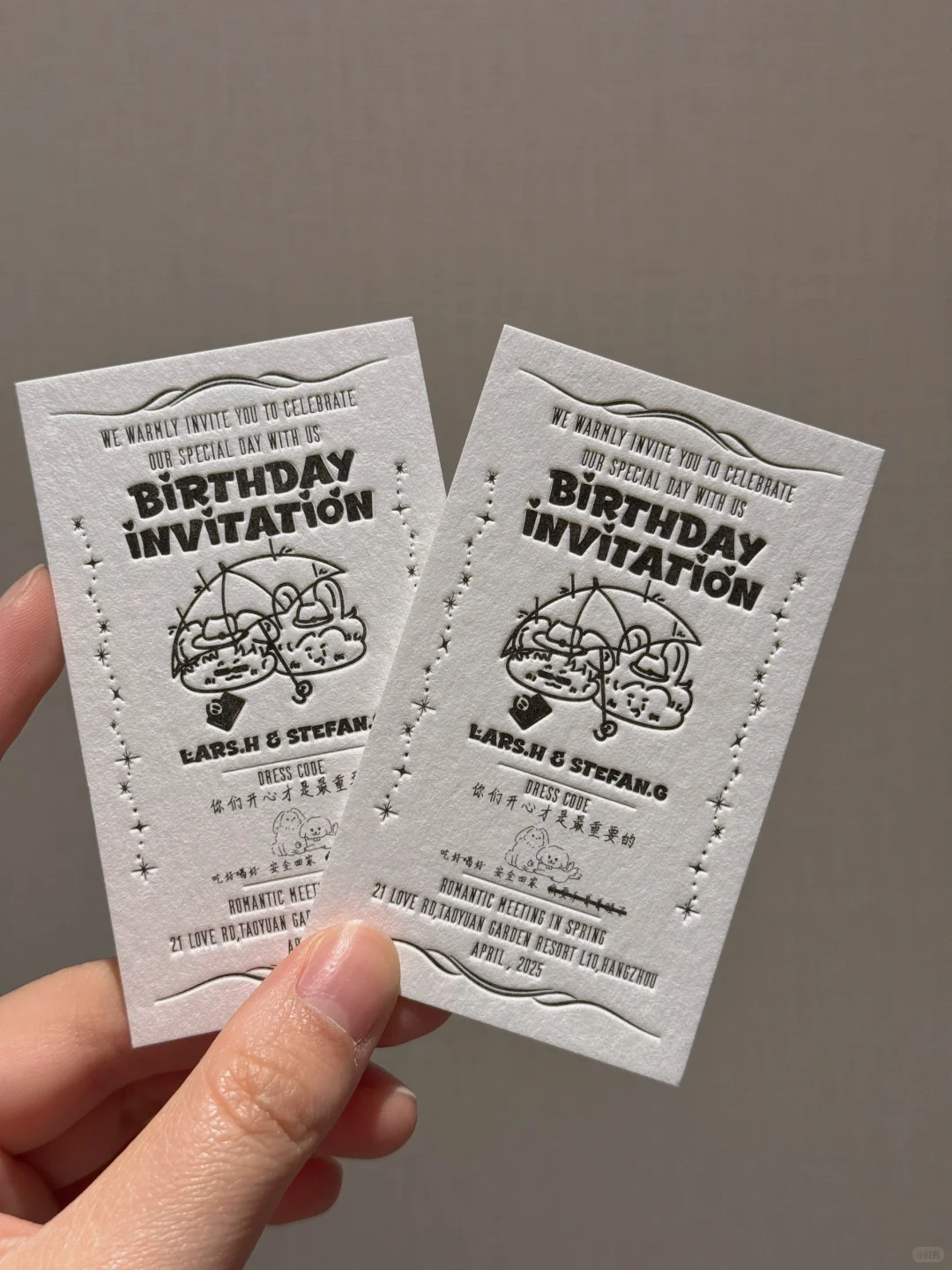 【桃元cp生贺周边】特种纸凹印扩香棉卡