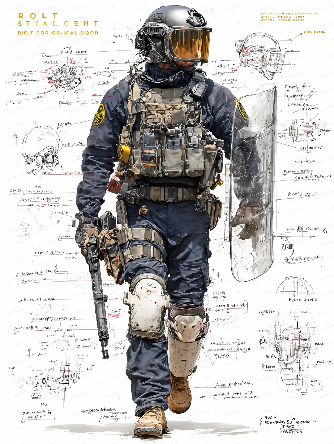 防爆警察|提示词分享