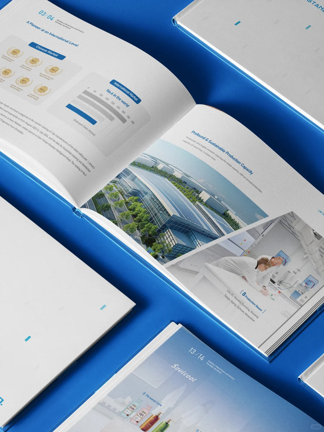 立白进军海外市场画册设计，设计与国际接轨