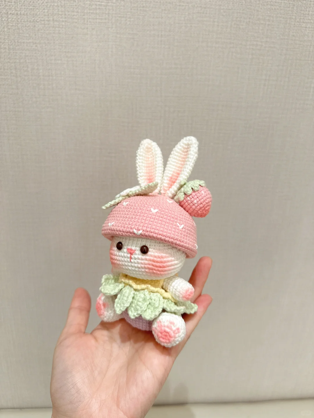 草莓兔钩织/附图解