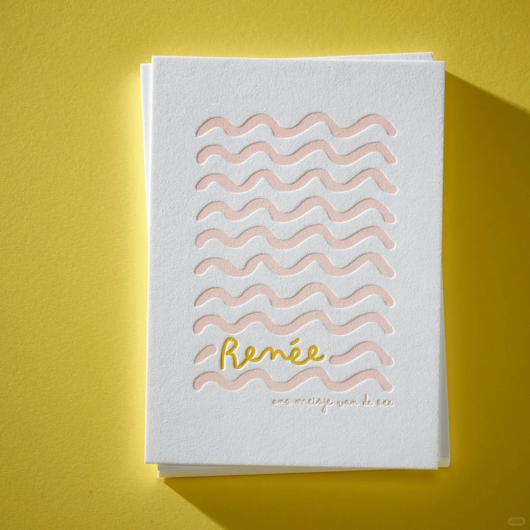 今日分享||活版手工印刷卡片的爆棚质感