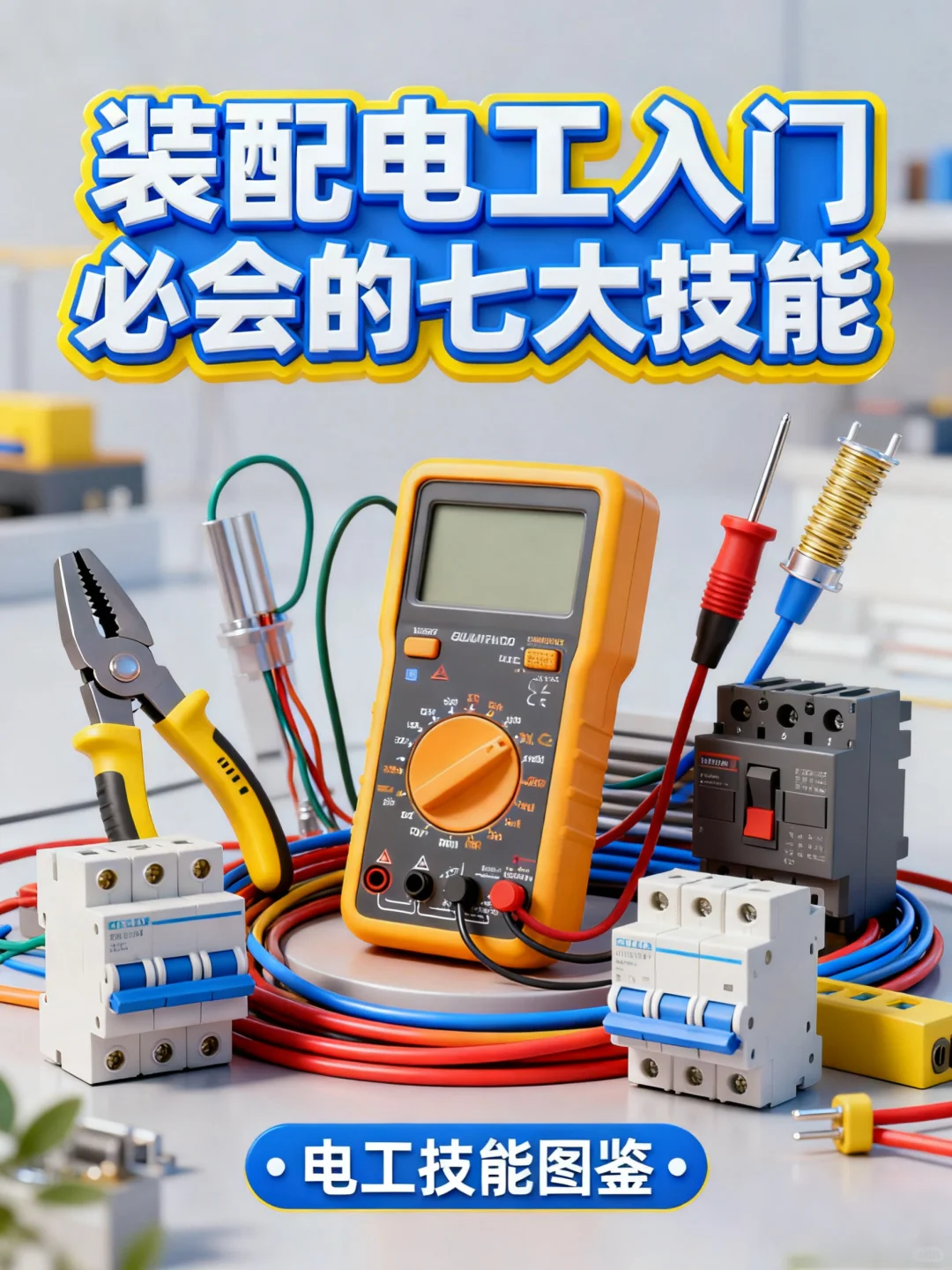 ?0 基础入门装配电工！七大技能直接封神