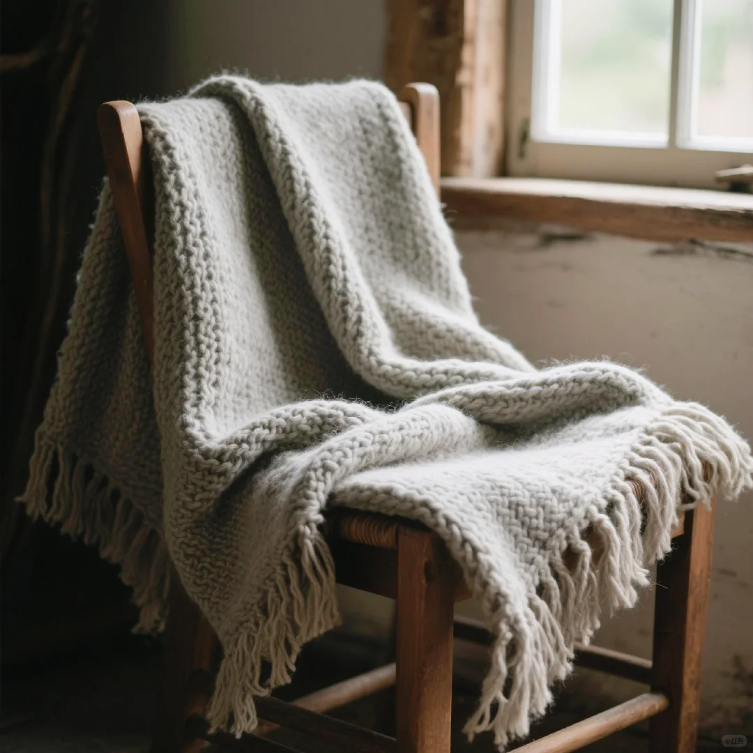 救命！粗羊毛线编织毛毯的快乐谁懂啊?