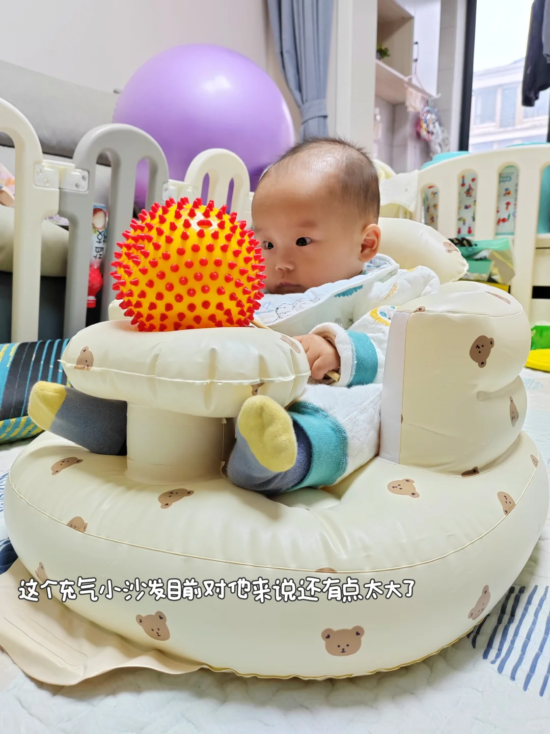 6月龄宝宝儿保分享,睡着?的一天♻️