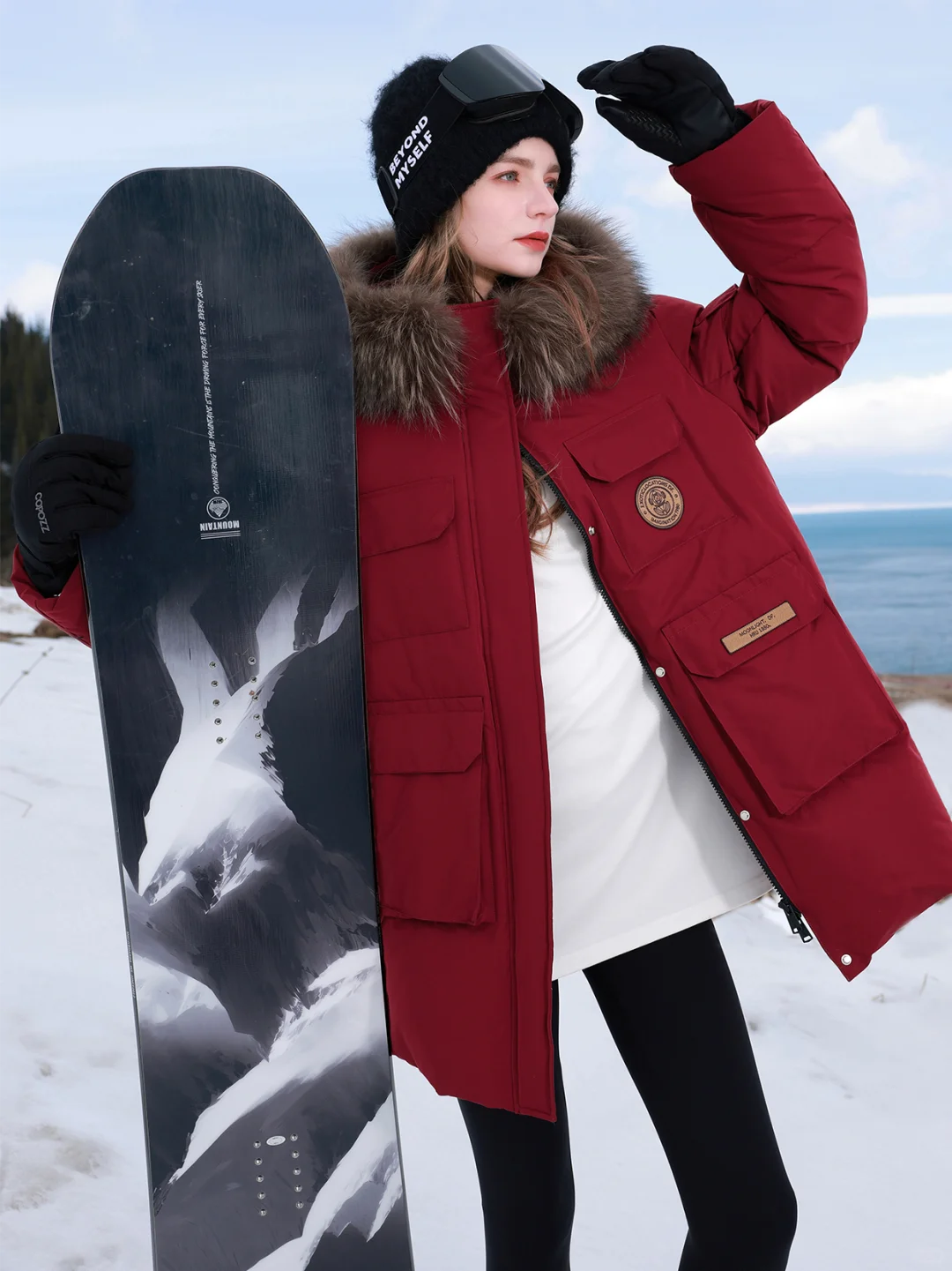 90%白鹅绒?·户外工装羽绒服