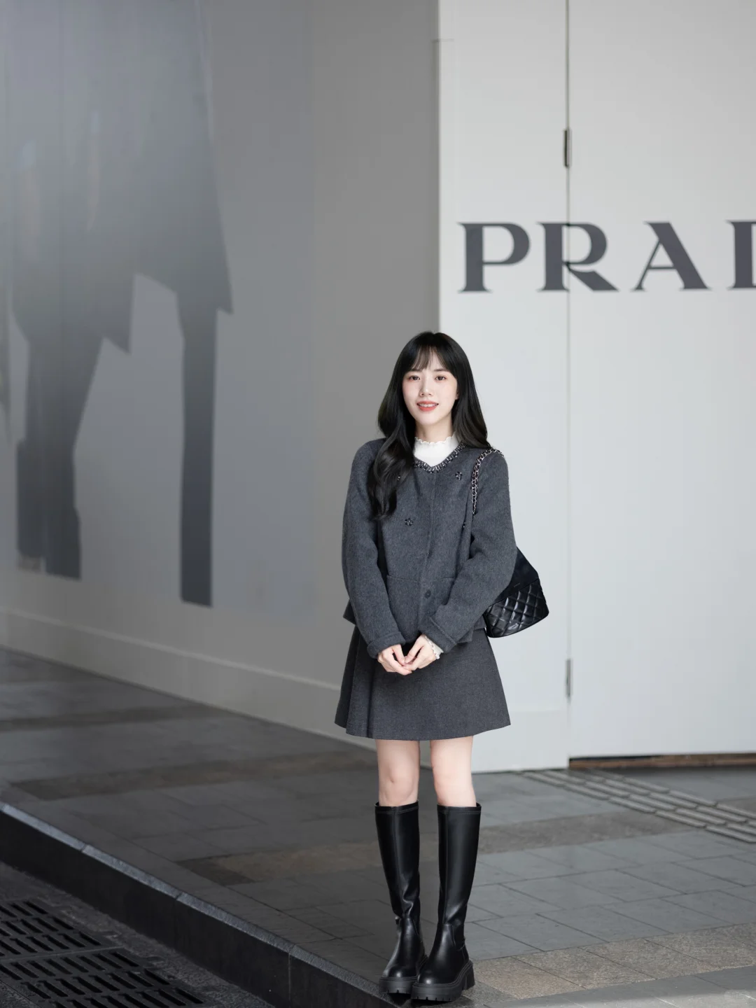 香影试衣间?蓝莓硬糖·小个子灰色系穿搭