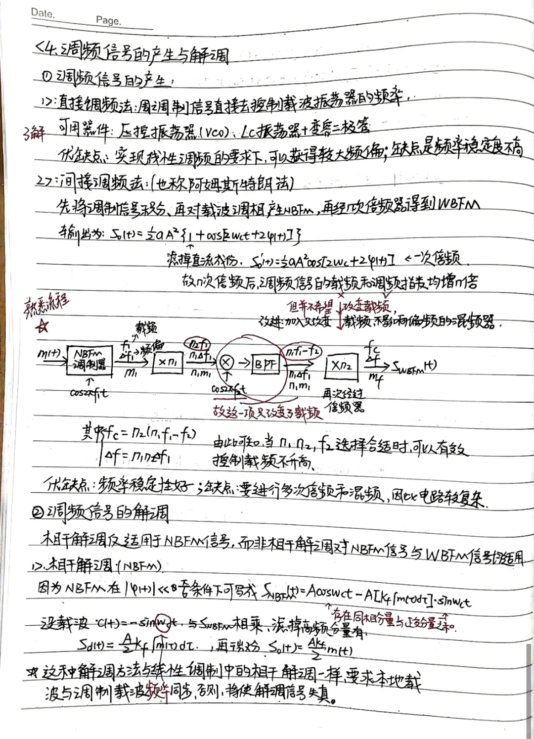 学习经验分享之通信原理