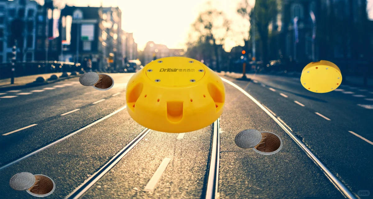 德克西尔井盖异动传感器，守护城市安全