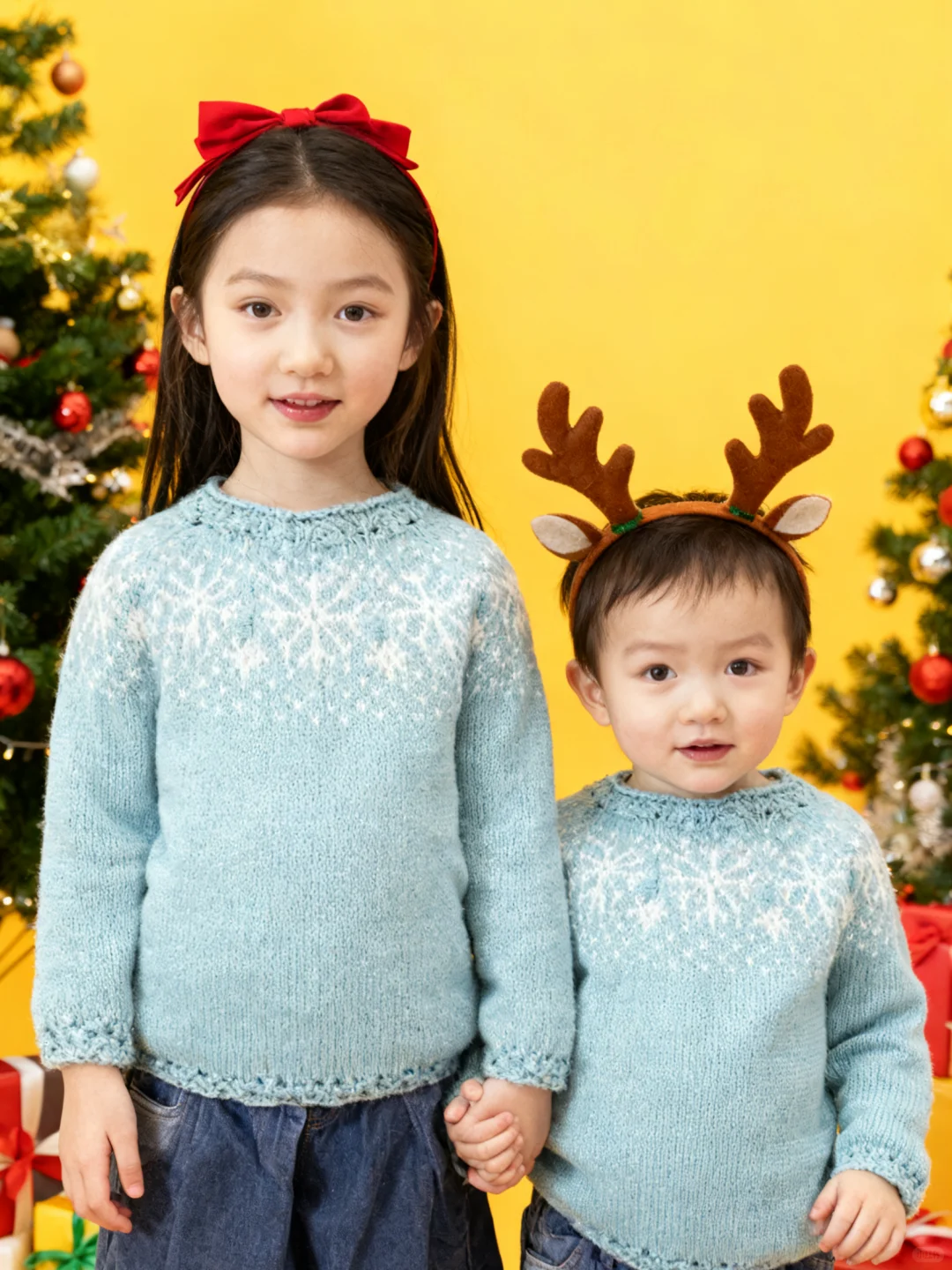 女儿喜欢第4款，婆婆非要第8款手工编织毛衣