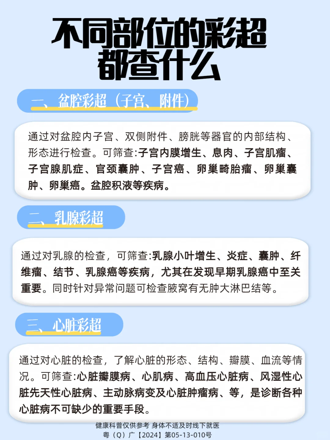 ?【不同部位彩超检查】超全攻略！