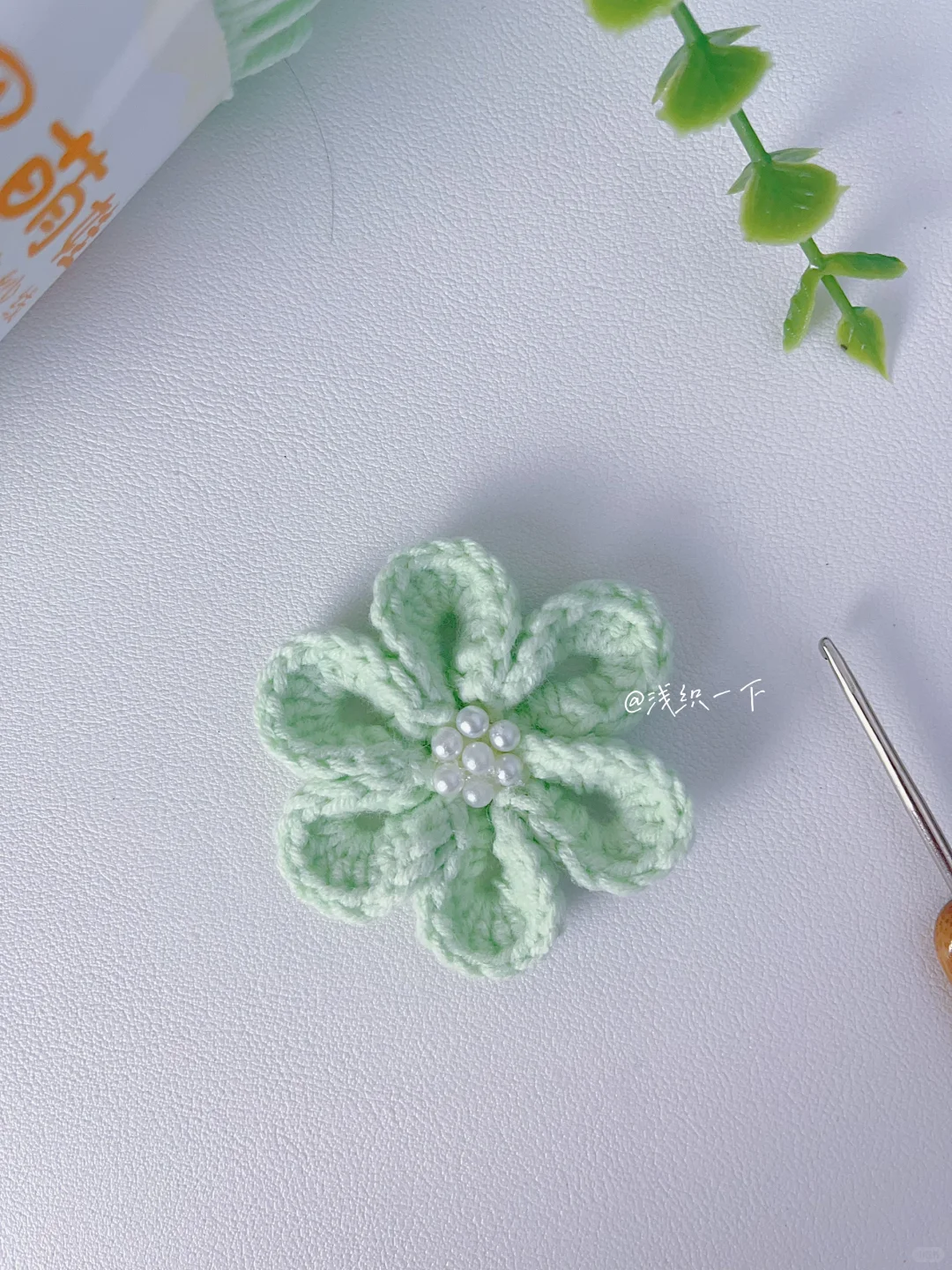 碧水青芙发夹｜附图解