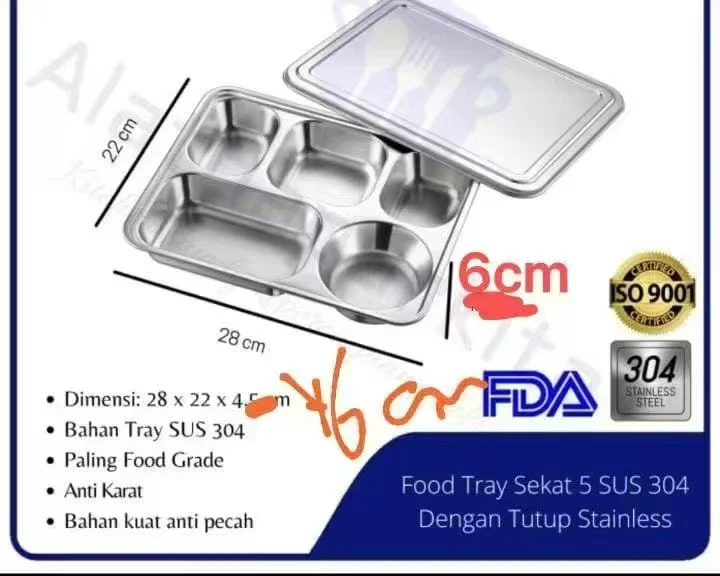 印尼款304不锈钢餐盘