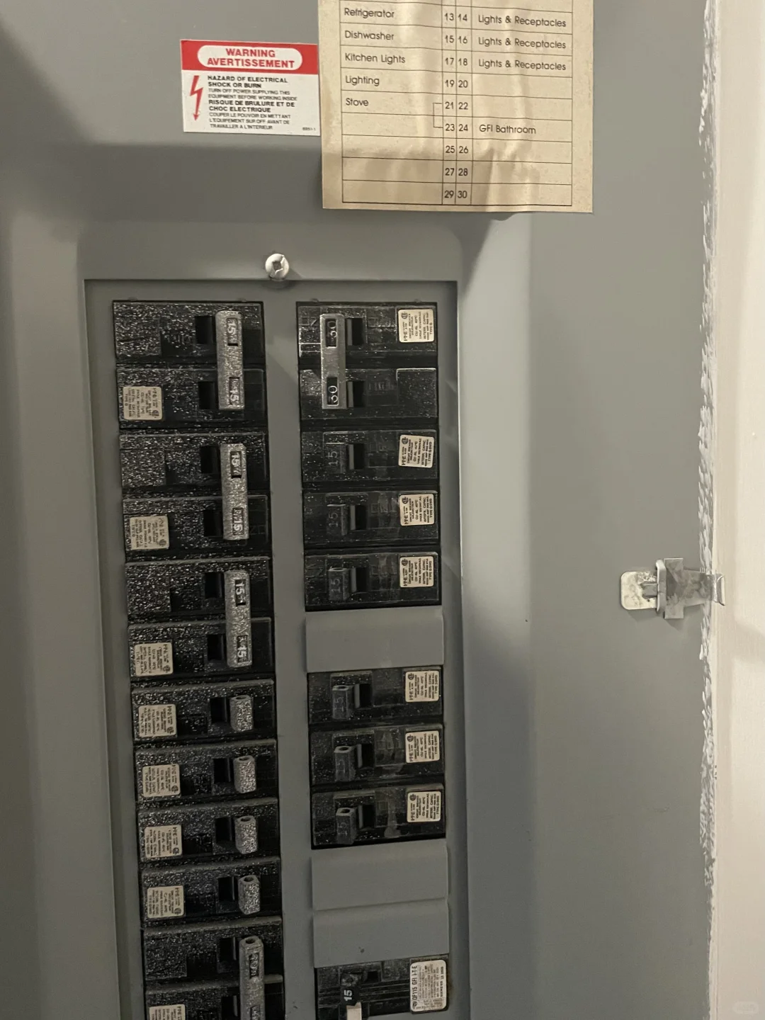 GFCI breaker（漏电断路器）