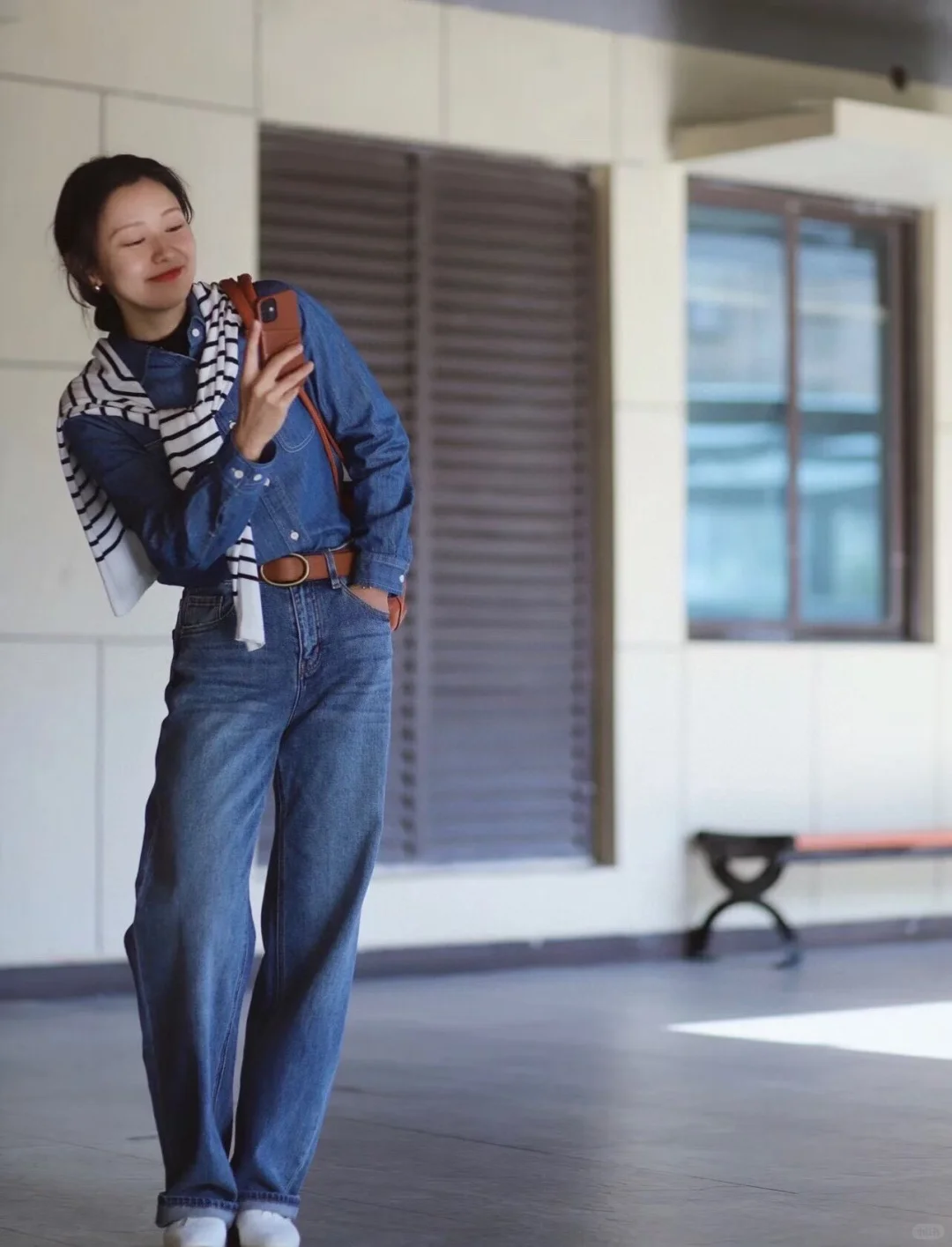 25秋冬新款现货｜FK经典洗水色修身牛仔衬衫