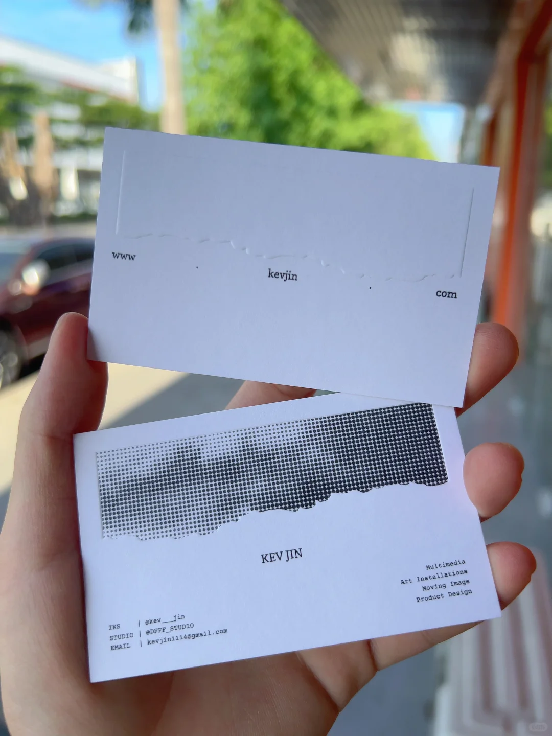 棉纸Letterpress凹凸印