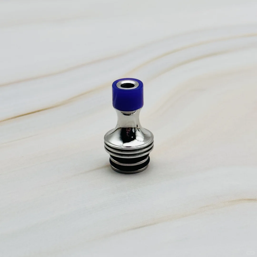 自制510滴嘴 不锈钢抛光➕树树脂头 防冷凝