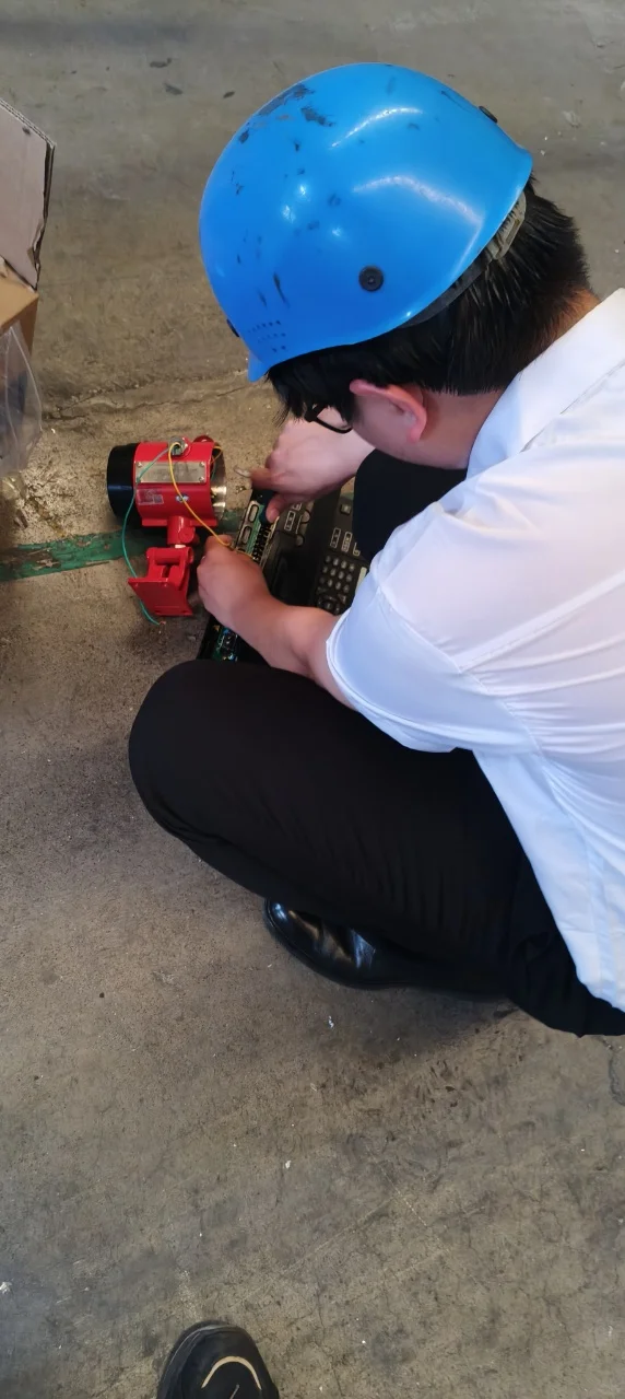 火焰探测器客户工厂安装现场~