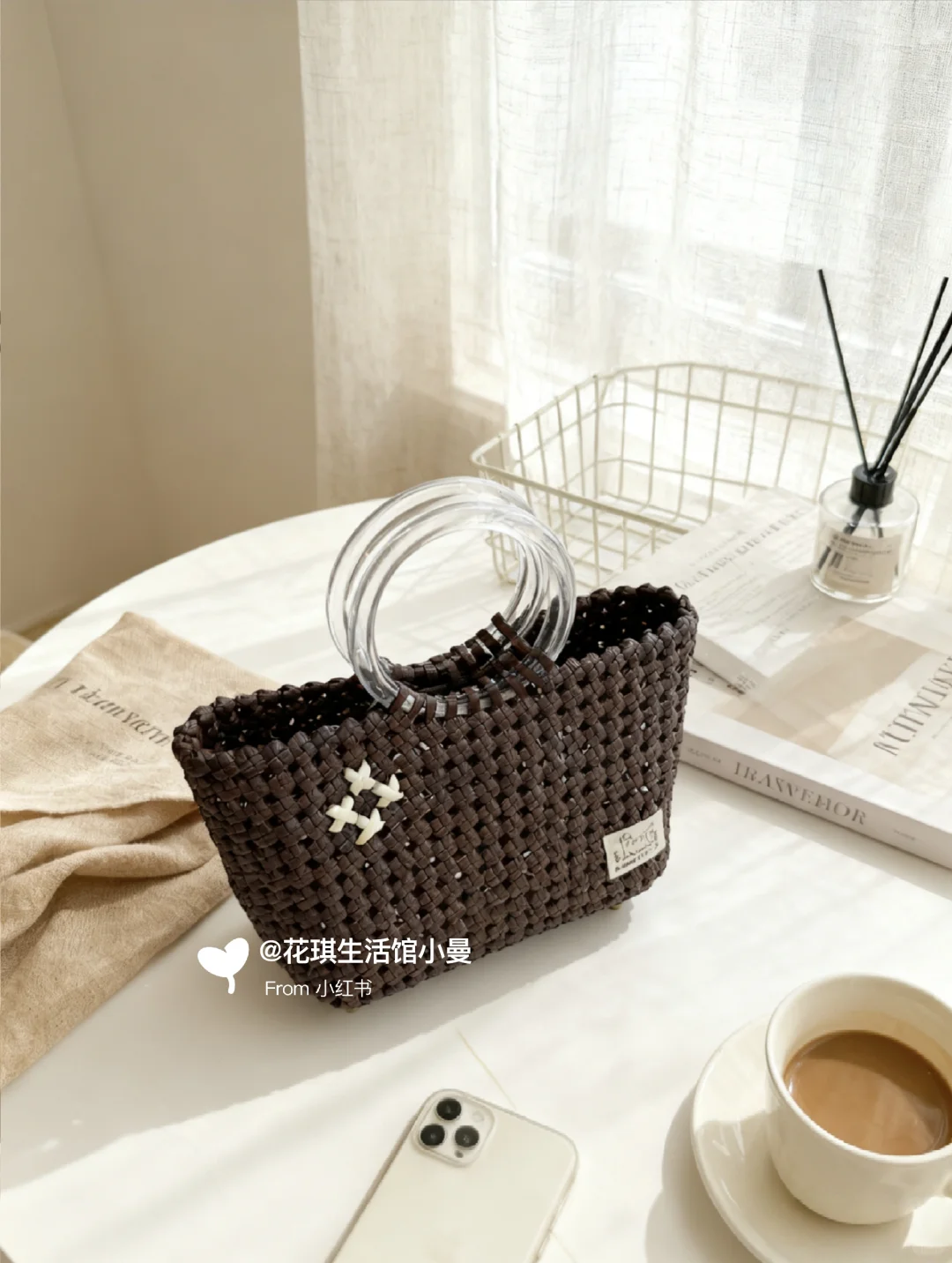 小众爱好者狂喜这只编织包的腔调感直接拉满