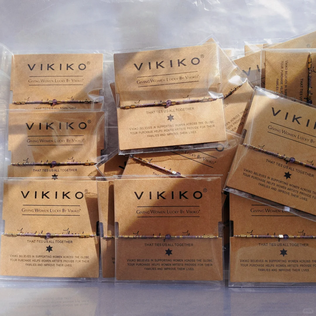 神秘浪漫紫色.编织绳紫水晶手链