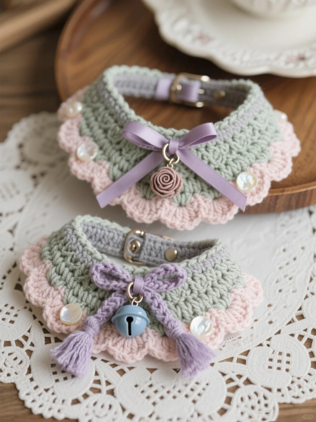 每天一个设计—宠物项圈钩织系列