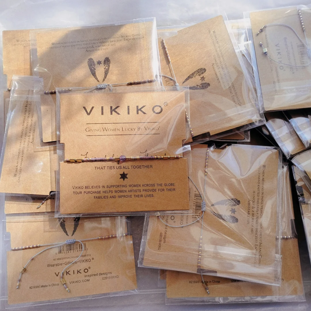 神秘浪漫紫色.编织绳紫水晶手链