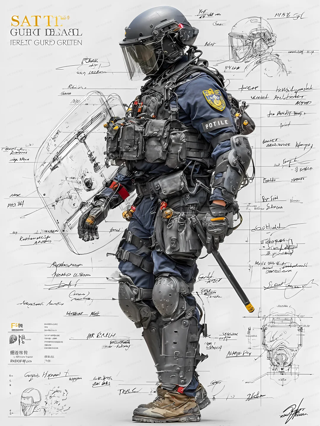 防爆警察|提示词分享